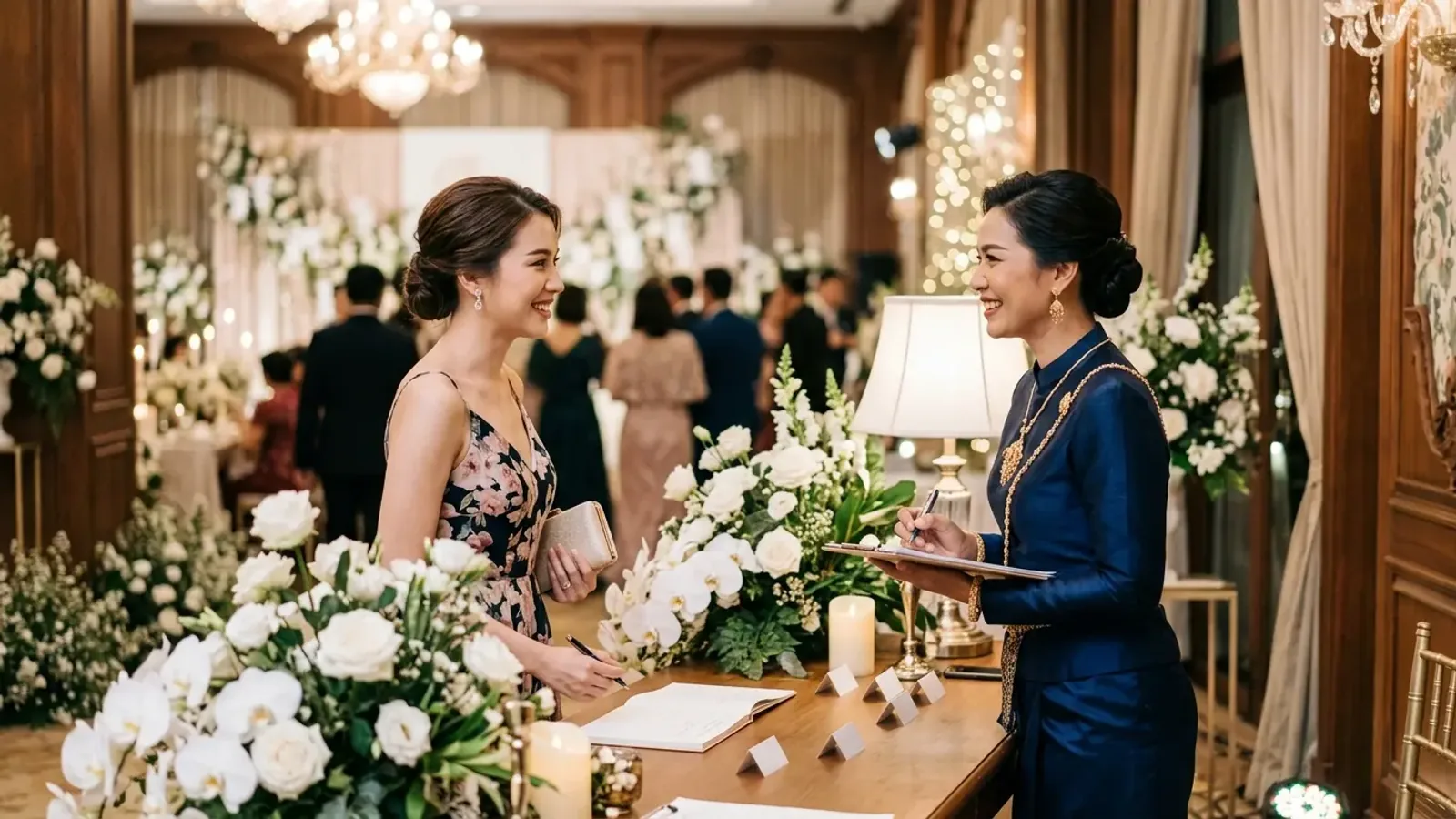 วิธีรับมือแขกที่ไม่ได้เชิญในงานแต่งงาน