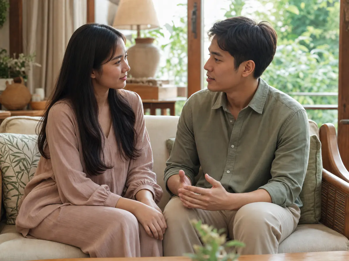 ว่าที่บ่าวสาวชาวไทยพูดคุยเรื่องสินสอดกันอย่างเปิดใจและเป็นทีมเดียวกัน